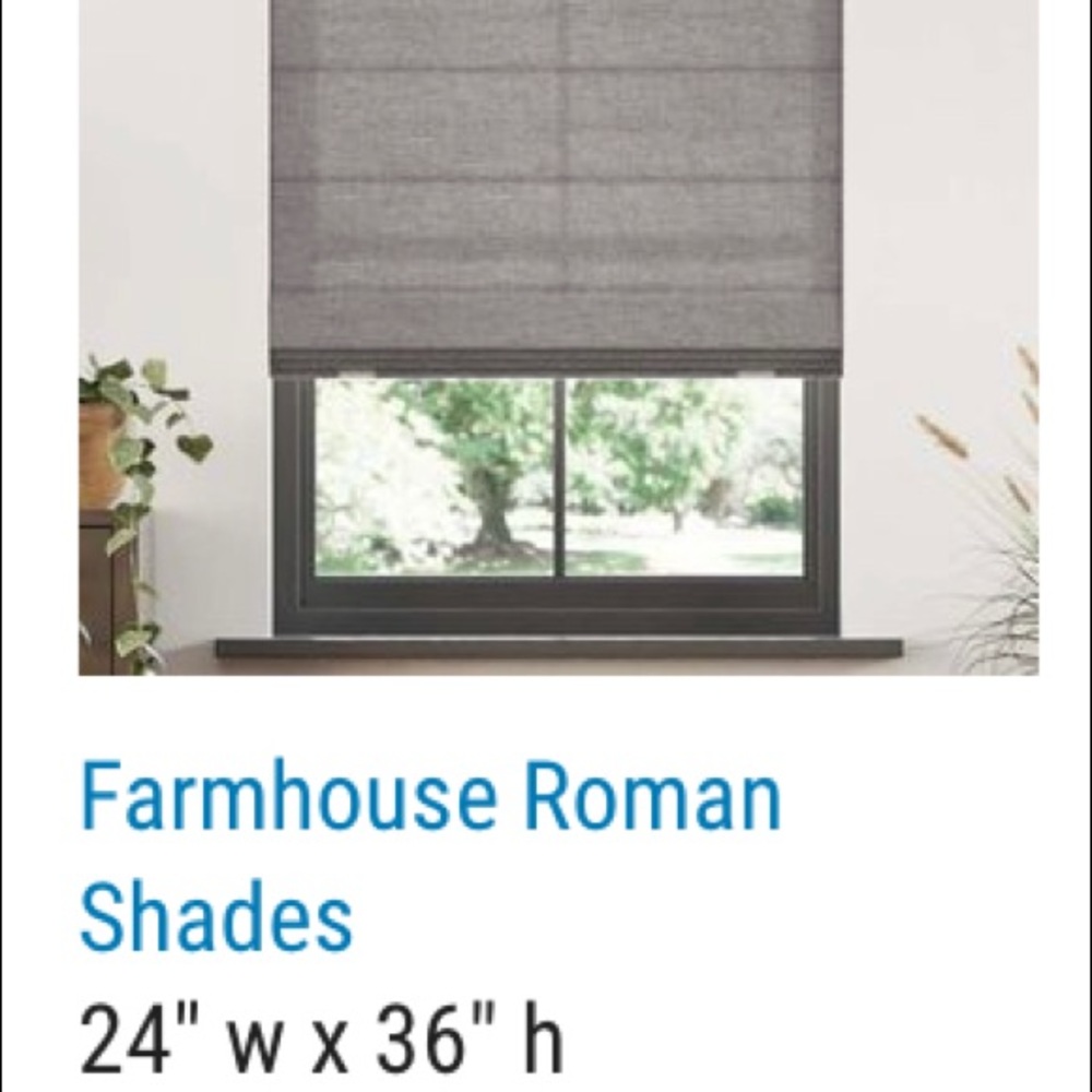 Roman shade